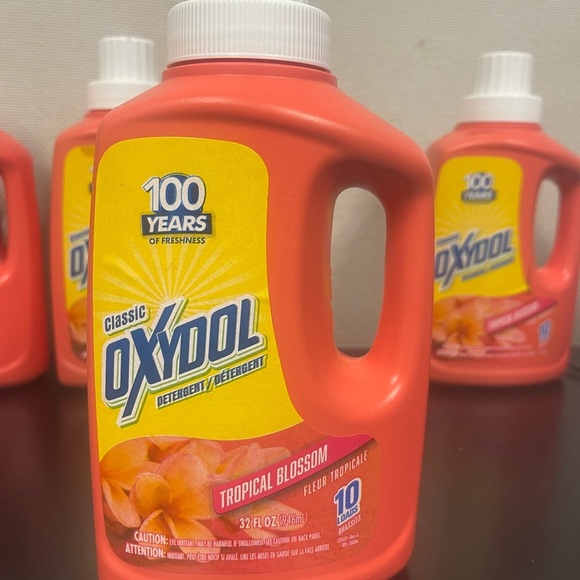 Lot of 5–Oxydol Classic Detergent, 32oz, Tropical Blossom Scent - - Picture 2 of 4